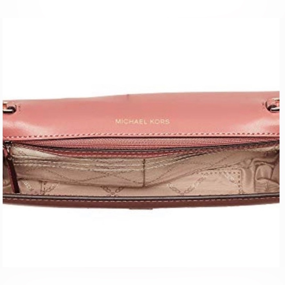 New Michael Kors Bellamie Embellished Large East West Clutch/Shoulder Bag - Picture 4 of 13